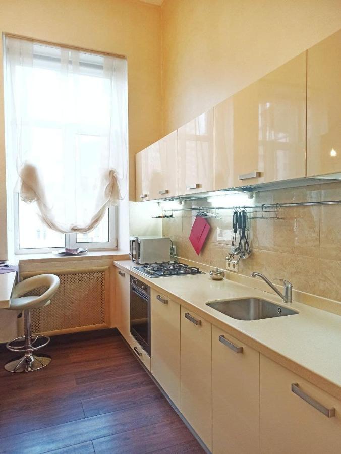Двухуровневая Дизайнерская Квартира В Центре Киева Extérieur photo